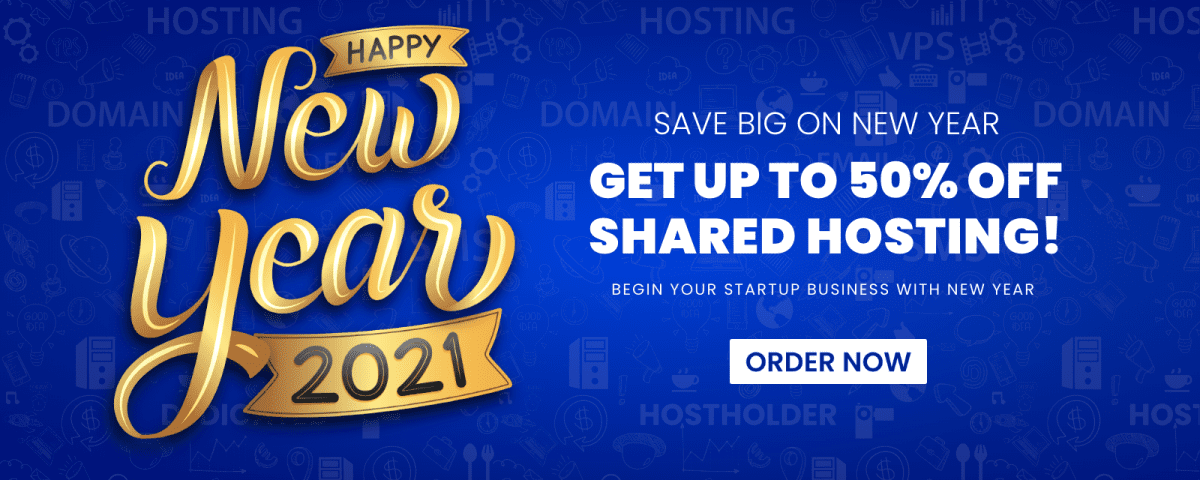 HostHolder- New Year Offer Banner